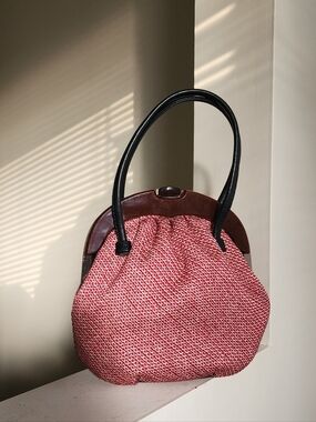 Japan Made Classic Amber Frame Handbag